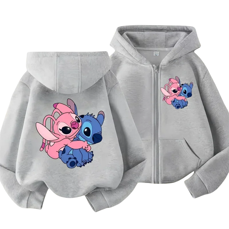 Boys Girls Later Stitch Streetwear Hoodies Children Autumn Spring Long Sleeve Hoodies Kids Hoodie Cute Stitch Print Clothing