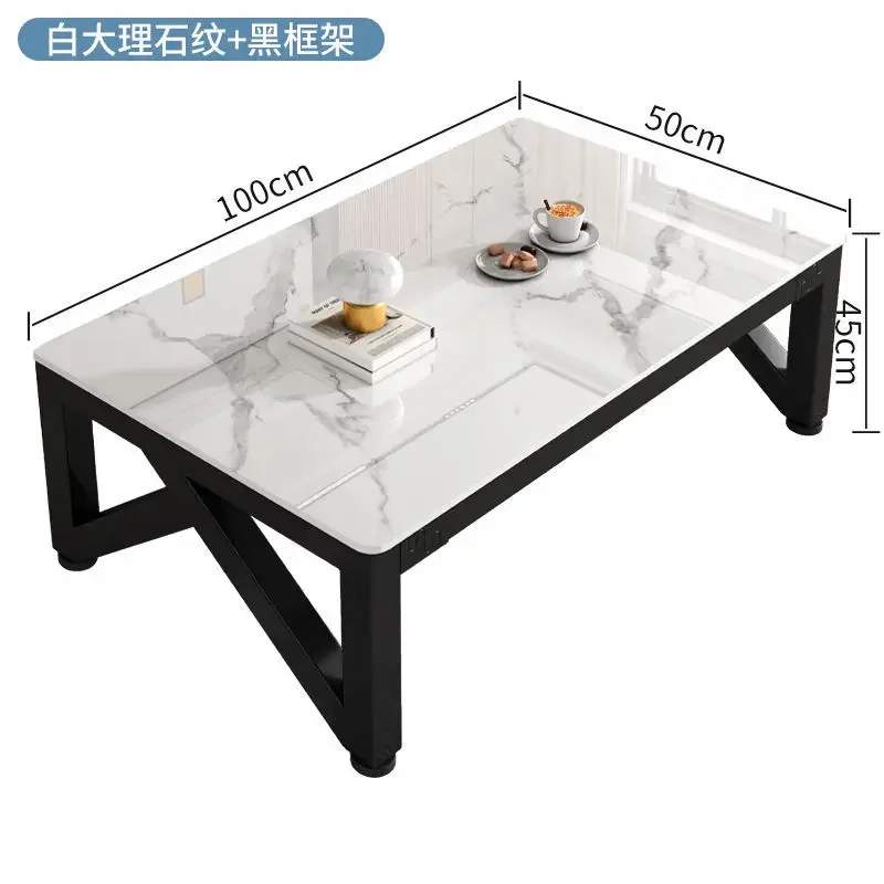 

b17 household Nordic living room light luxury small apartment simple modern rectangular Italian coffee table