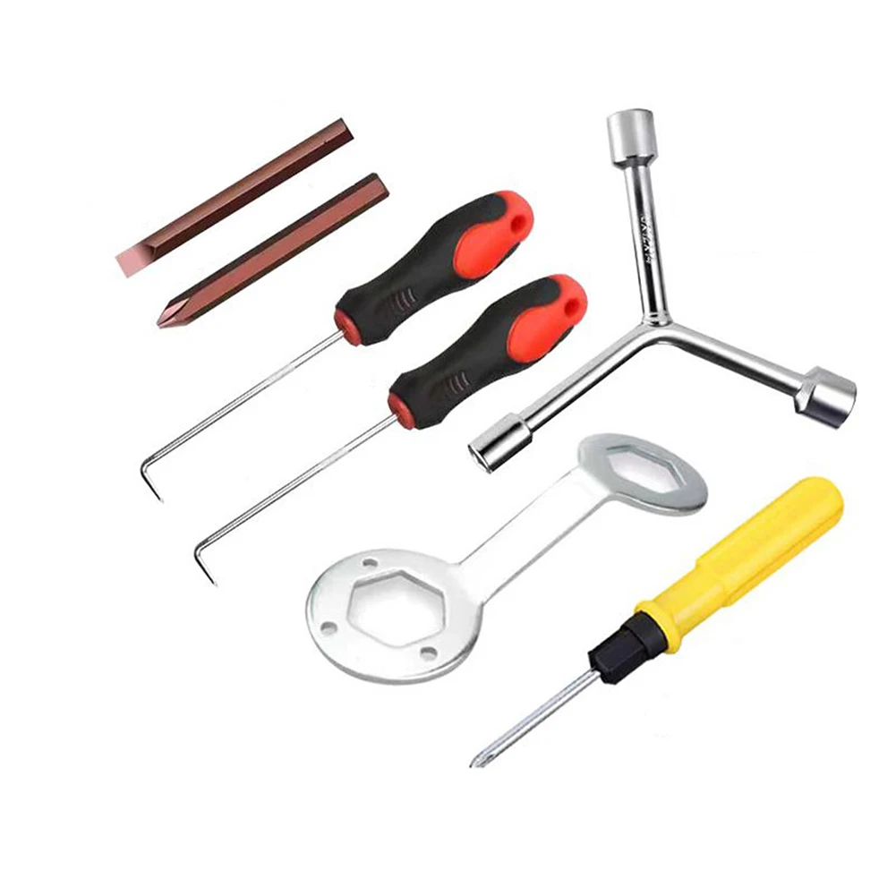 

7pcs Tool Set Disassembly Tool Set DIY Maintenance 3-in-1 Wrench ABS Material Beryllium Copper For Removal And Installation