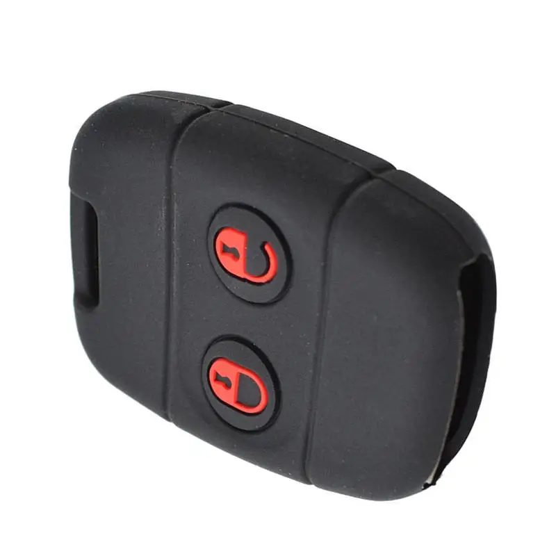 

2 Buttons Car Black Silicone Remote Key Cover Fob Case Holder Fit for Land Rover Defender Freelander Discovery MG ZS ZR
