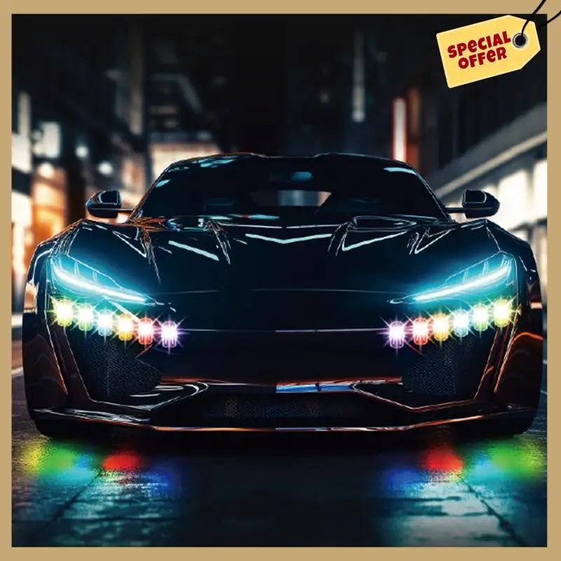 安定したパフォーマンス-ワイヤレス LED ドローンストロボライトオートバイ車バイク 2.4 グラムリモコンフラッシュ警告灯信号灯