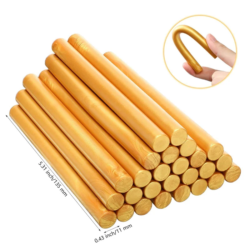 40 قطعة من أعواد الشمع الغراء، أعواد غراء تذوب بالحرارة لختم ختم الشمع، رسالة، دعوات الزفاف، بطاقات عيد الميلاد