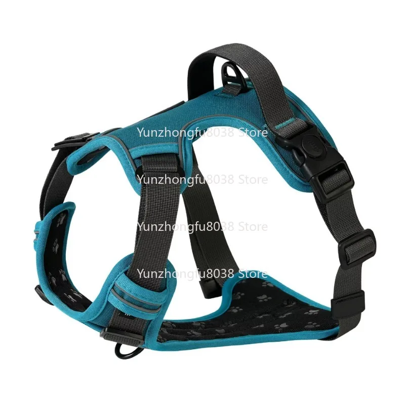 Luxury Pet Dog Harness, Personalized Solid Color Mesh, Thickened Non-slip Harness Dog