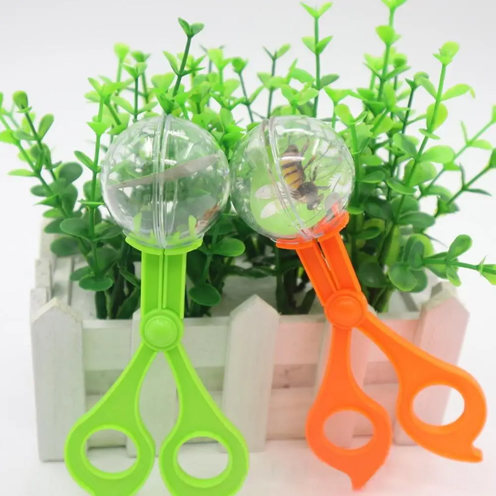 Pinças de plástico para crianças, Handy Insect Scissors, Clips Exploring Kit, Practical Trapping, Insect Toys, Bug Trap