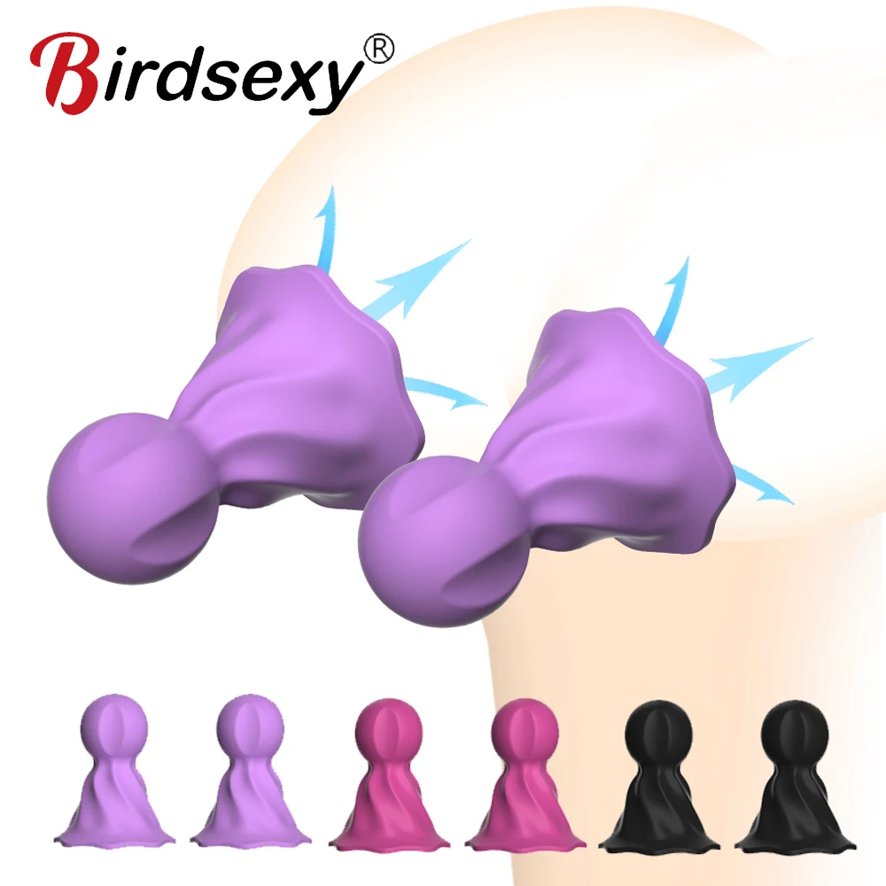 2PCS Nipple Sucker G Spot Nipple Pump Suction Cup Breast Massager Clitoris Stimulator No Vibrator Sex Toys For Woman Couples