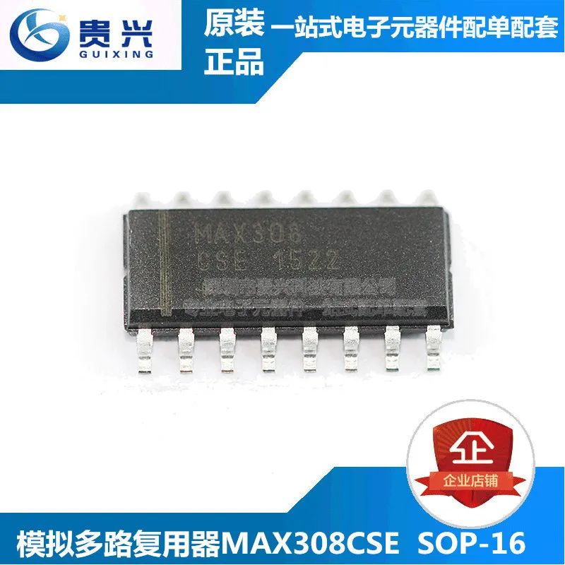 MAX308 MAX308CSE + T 8-Channel Dual 4-Channel CMOS Analog Multiplexer Switch