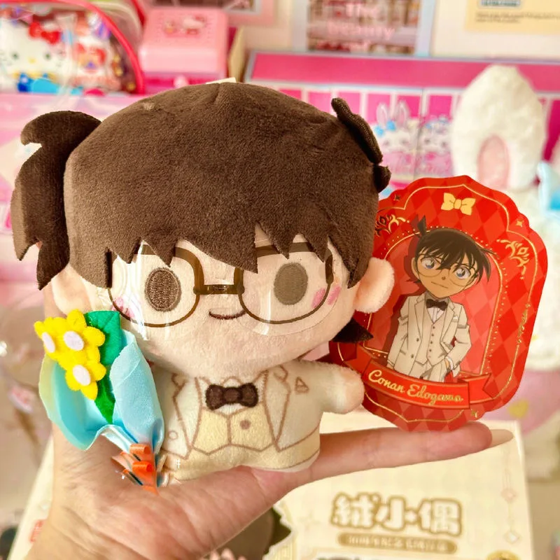 Genuine Conan Smart Plush Series Blind Box 30th Anniversary Kuroba Kaito Surprise Box Doll Ornament Toys Anime Gifts Perimeter