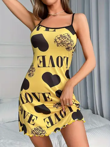 10 best sales röd nattlinne - №2