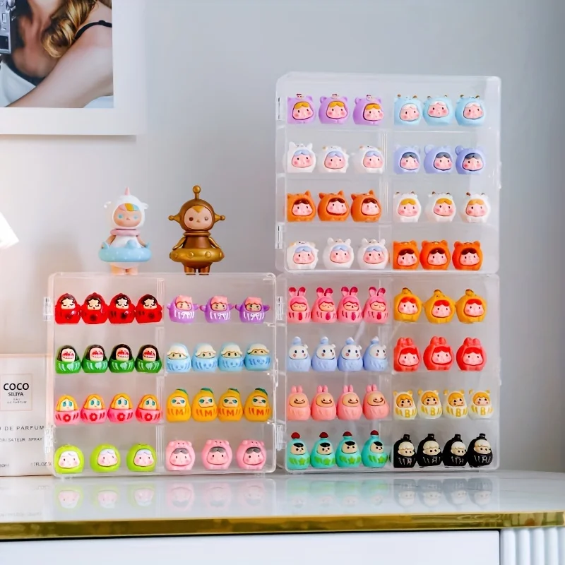 رف عرض زخارف صغير متعدد الطبقات ، حامل عرض 8 شبكات ، غرفة المنزل ، غرفة المعيشة ، ديكور المكتب ، 1 + #2