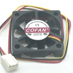 COFAN F-4010M12BII DC 12V 0.16A 40x40x10mm 3-Wire Server Cooling Fan