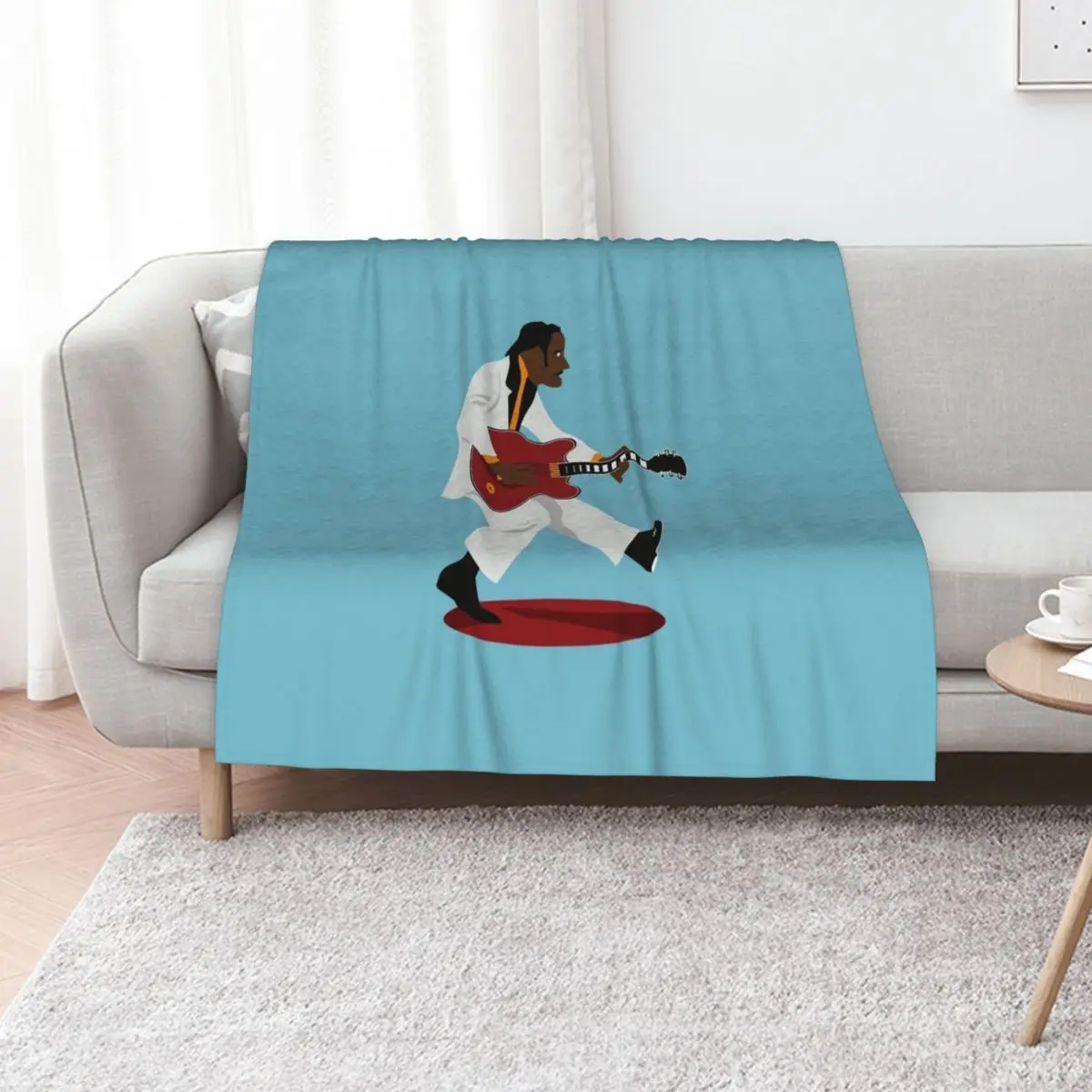 Chuck berry duck walk Throw Blanket warm winter blankets and throws Retros Multi-Purpose Sofa Quilt Designers Blankets