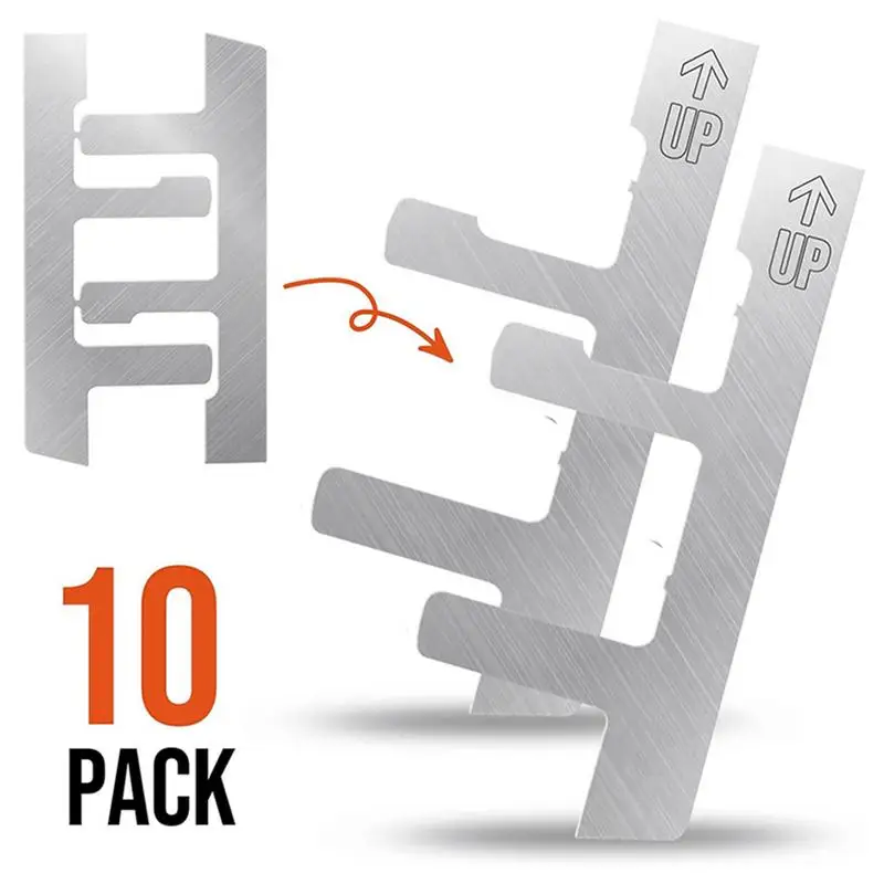 Support Straps For Electrical Box 10X Mount Control Box Wall Support Straps Plaster Ears Included Electricians Maintenance Tools