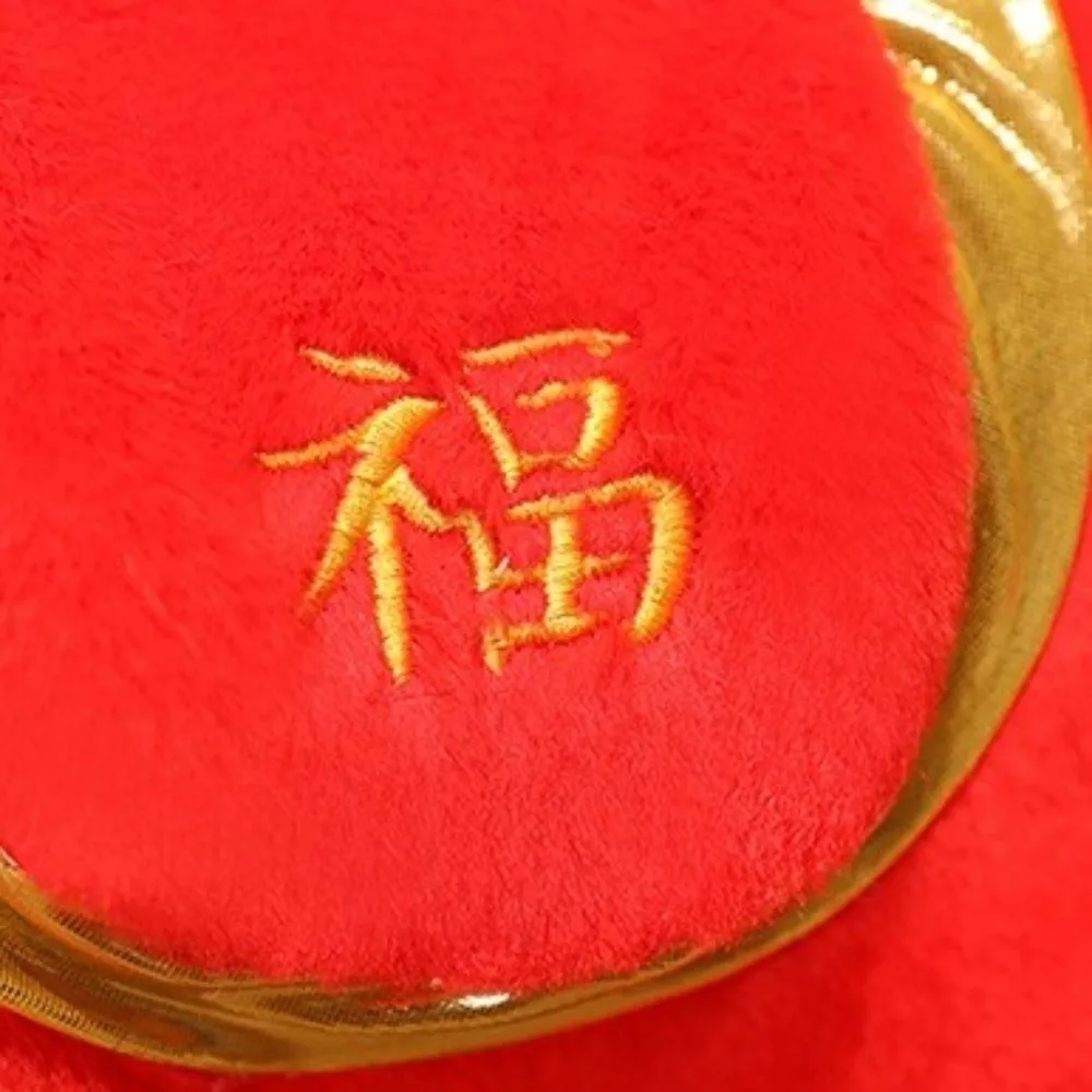 Kawaii الحصان رقيق النمط الصيني زودياك المهر تمثال 17/22/30 سنتيمتر القطن شغل التميمة هدية عيد ميلاد