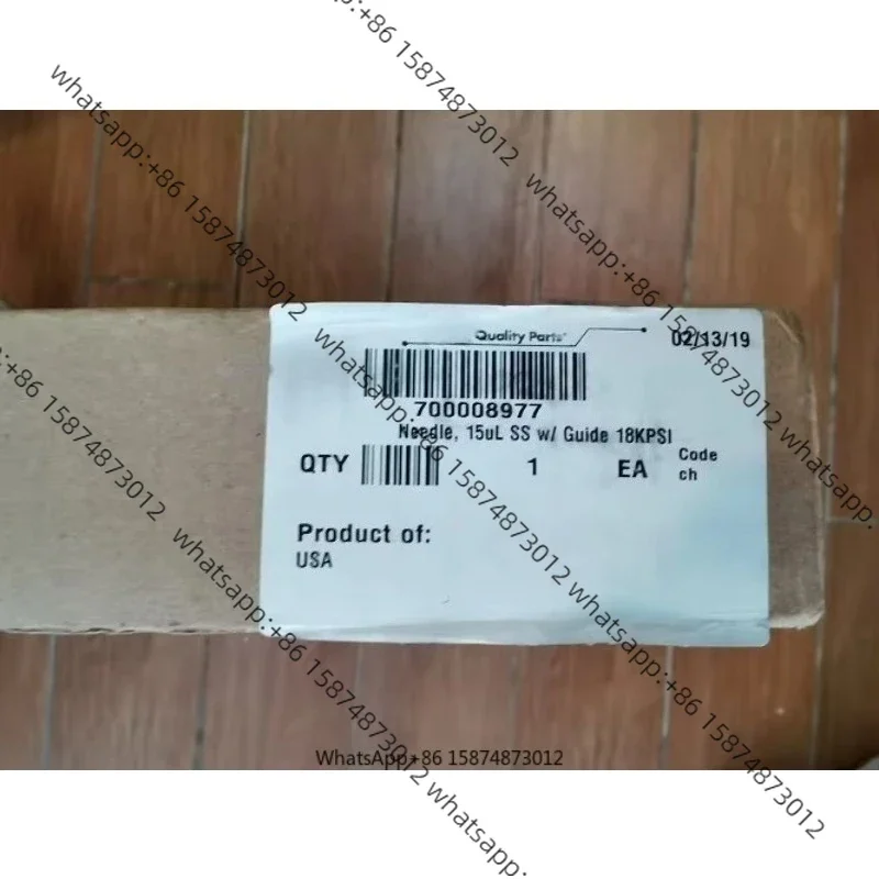 

For Wa ters I-Class Ne edle Assembly 15 UL 18 Kpsi 700008977 Generation 70005215