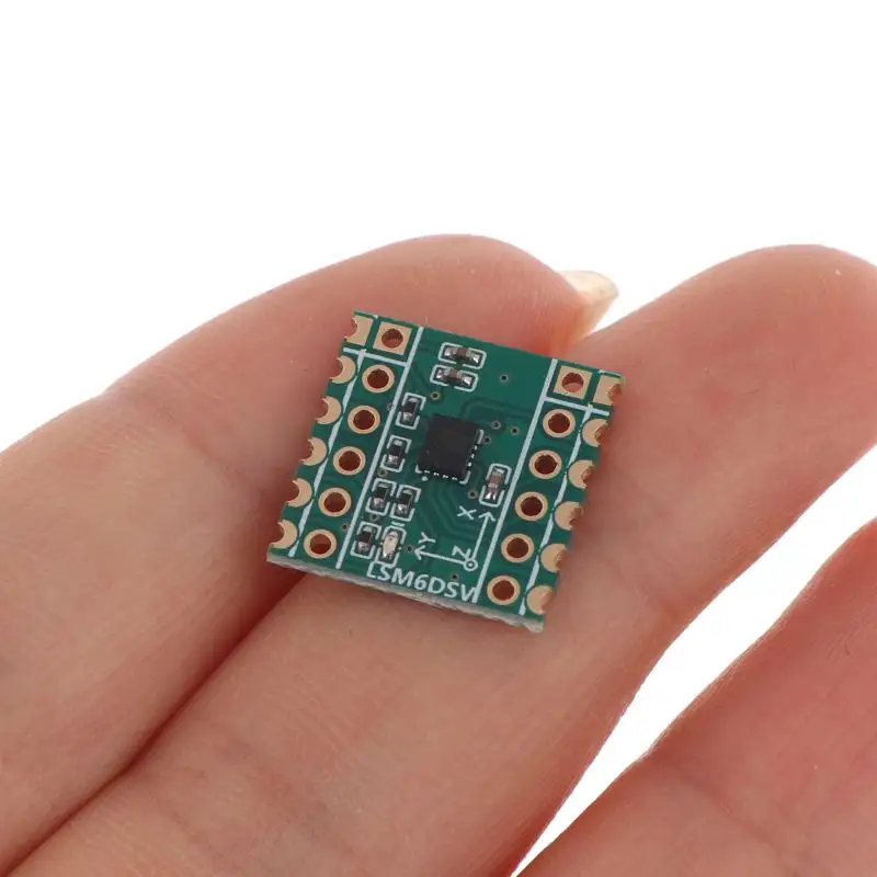 Six-Axis Sensor LSM6DSV Module SPI/I2C Compatible For Smol/SlimeVR - Accelerometer & Gyroscope Data Logging