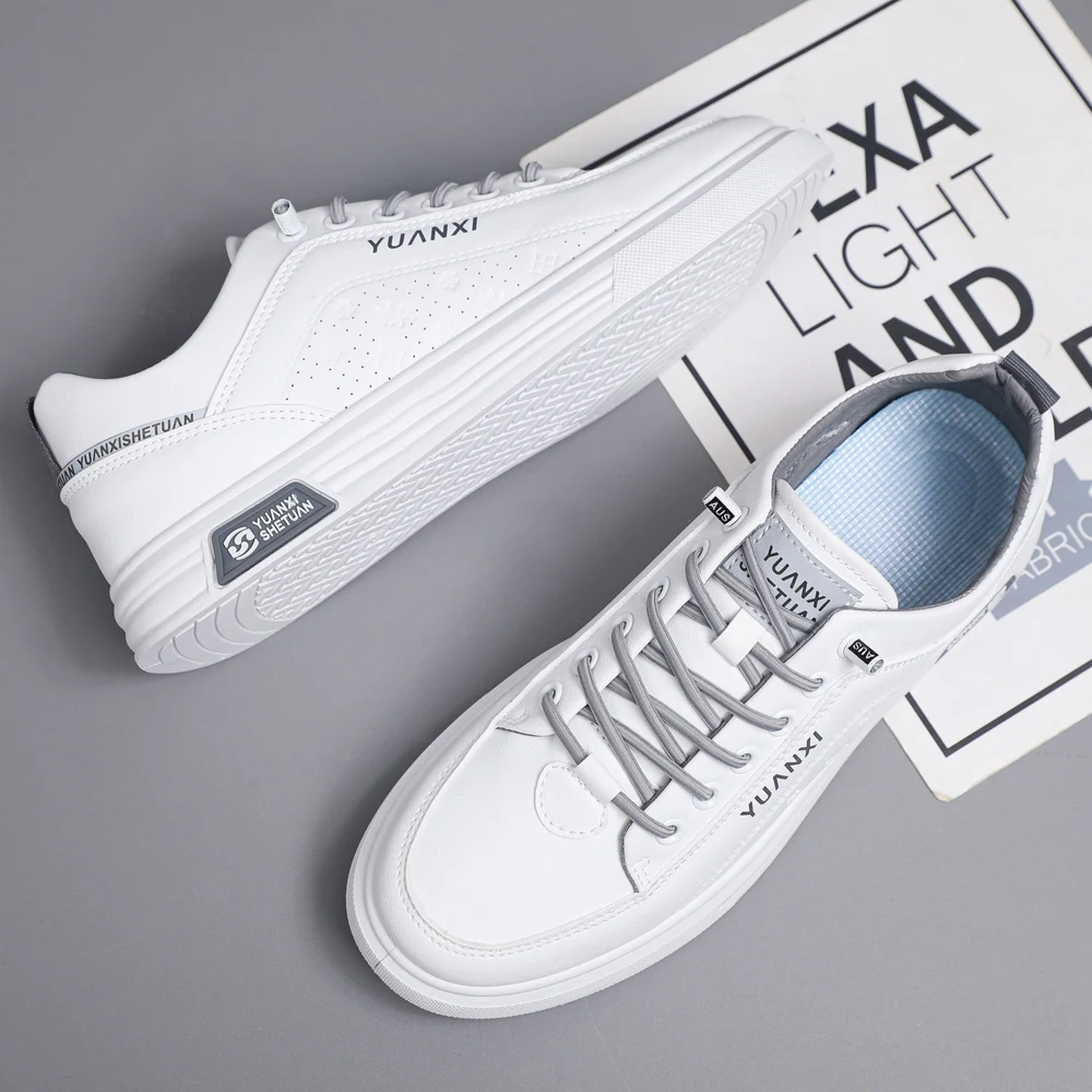 2025년 신상 트렌디 다용도 천 신발 남성용 봄 신상 통기성 좋은 흰색 신발 남성용 스포츠 및 레저 보드화 트렌디 신발