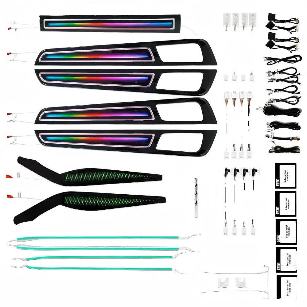 

256 Colors Symphony Ambient Lighting Upgrade Kit For Cayenne 2018+ Interior LED Light System