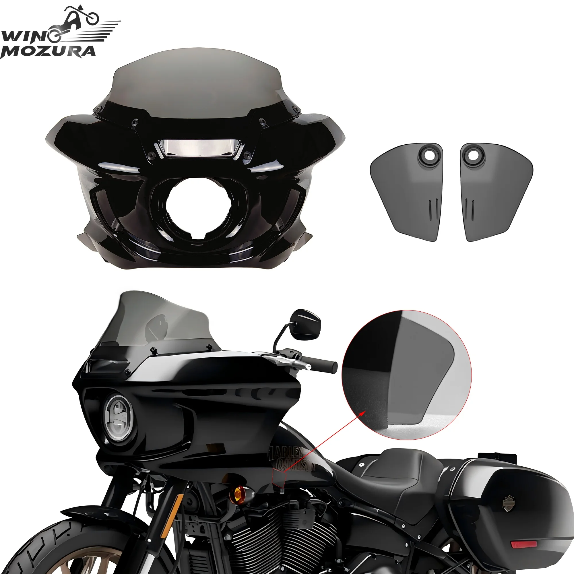 HARLEY LOW RIDER ST FAIRING Deflector For Harley Softail Street Bob FXBB 2018-2020 FXBBS 2021-2024 Softail Standard FXST2020-22