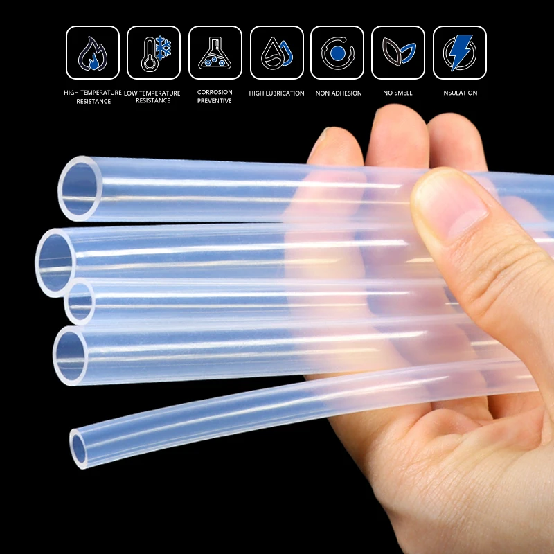 1-10m PTFE FEP Transparent Tube, Extruder J-Head Hose for 3D Printer Parts