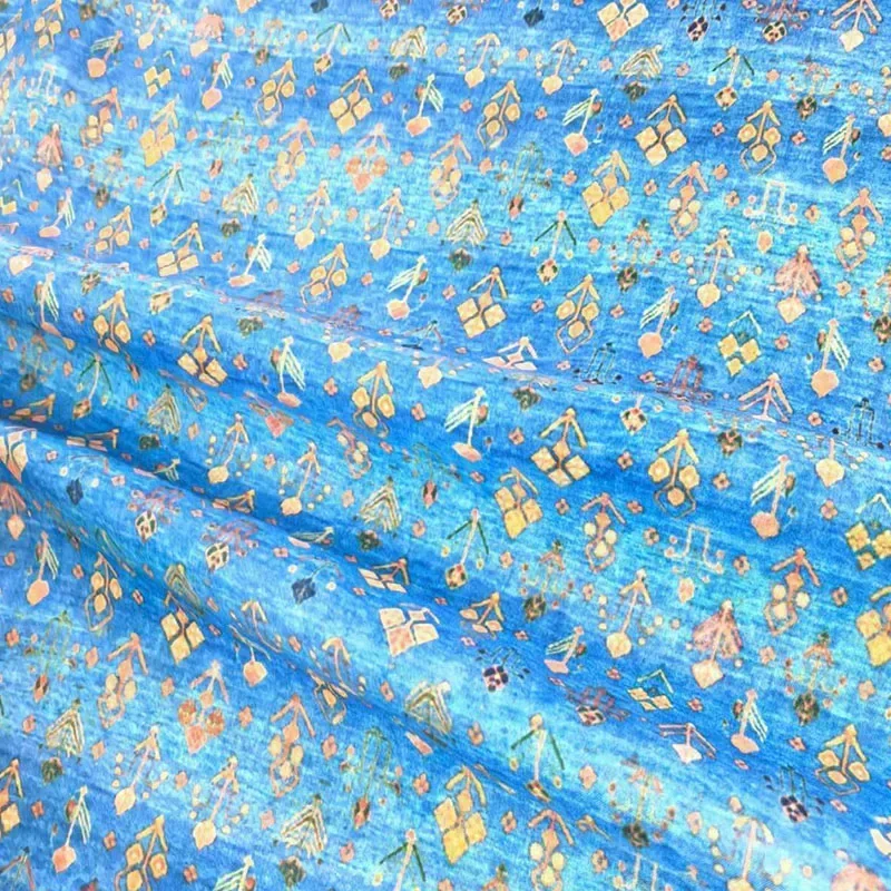 High-End Dark Red Imperial Falling Flower Pattern Design Ceremonial Robe Fabric Made From Premium Ramie Fabric