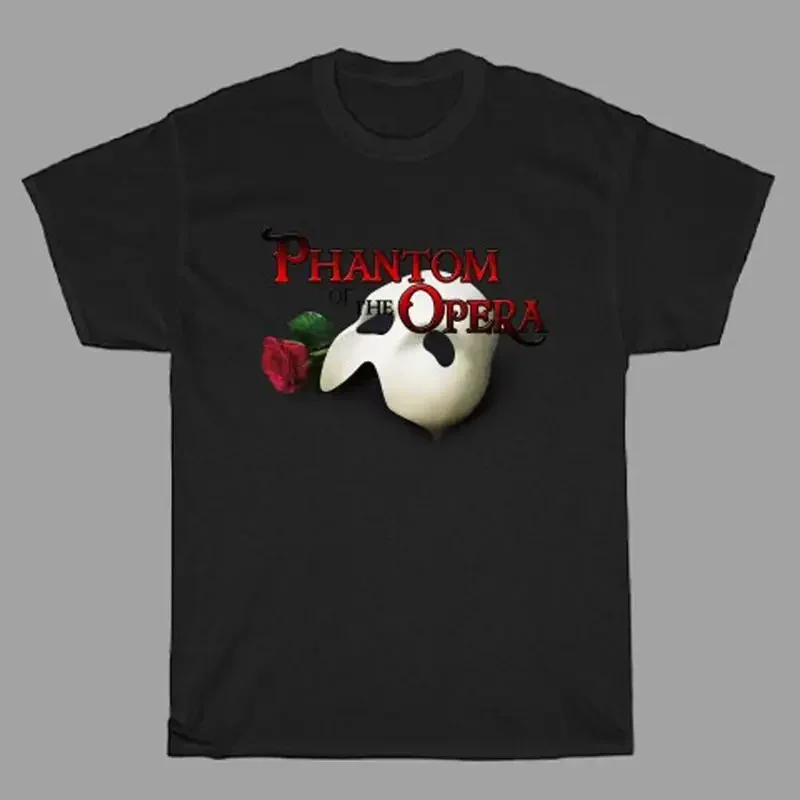 Phantom Of The Opera Broadway Musical Men's Black T Shirt Size S to 3XL