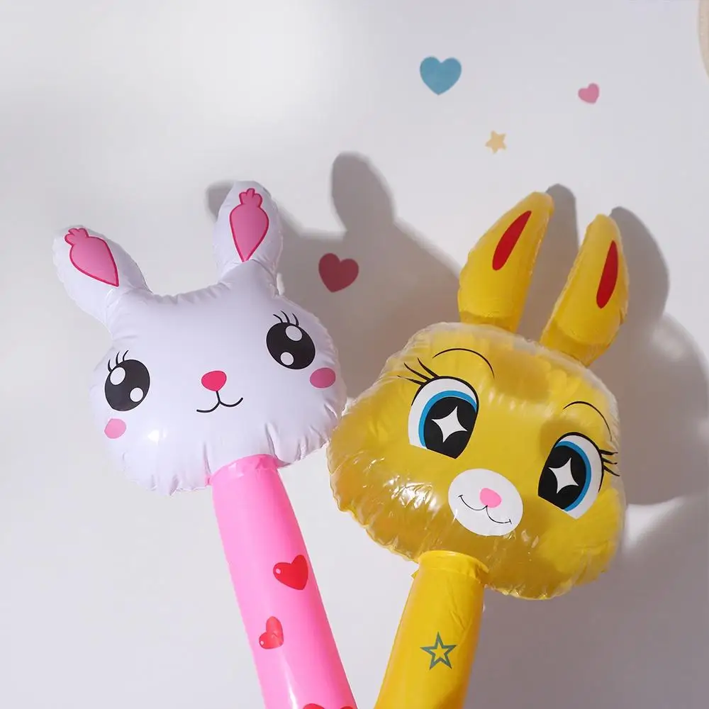 with Sound Inflatable Animals Stick Jungle Safari Balloon Sticks Inflatable Hammer Sticks Blow Up Giraffe Elephant