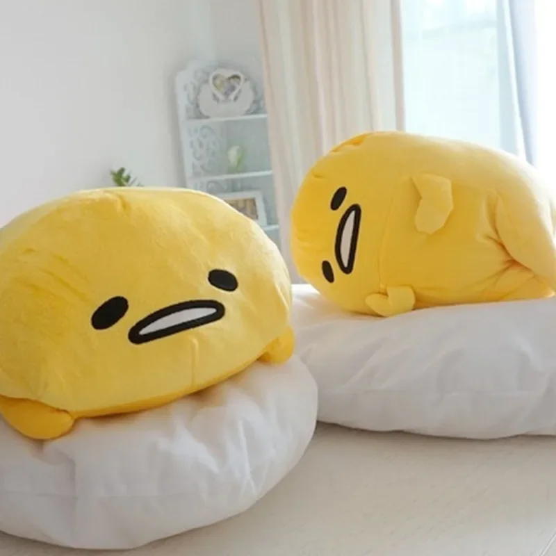 

40cm Sanrio Gudetama Cute Plush Toys Egg Anime Figure Soft Stuffed Doll Lazy Egg Pillows Doll Children Birthday Gifts