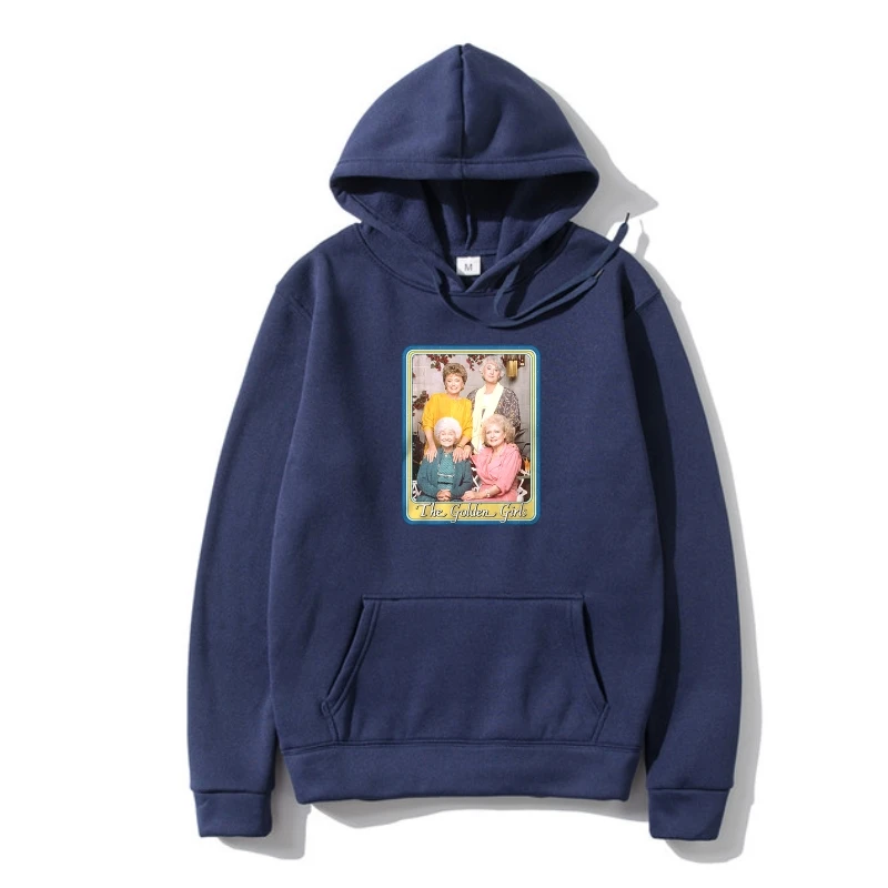 

Authentic The Golden Girls Tv Show Cas Group Photo Adul Outerwear S M L X 2X Hoodys Plus Autumn Sweatshir Hoody Hoodie