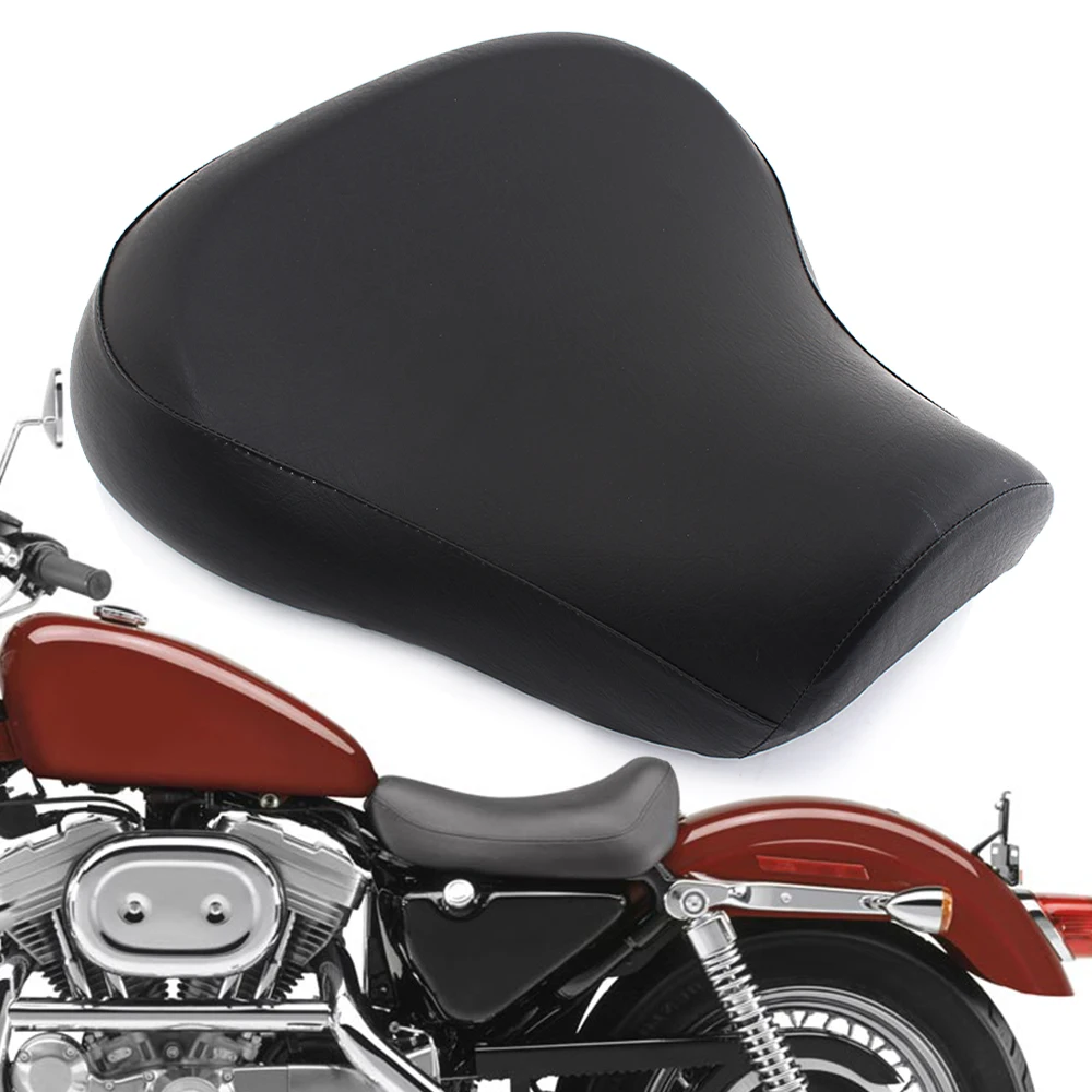 

Два стиля, переднее сиденье водителя для Harley Sportster 1200 883, аксессуары для мотоциклов, водонепроницаемая кожаная подушка, сиденье водителя