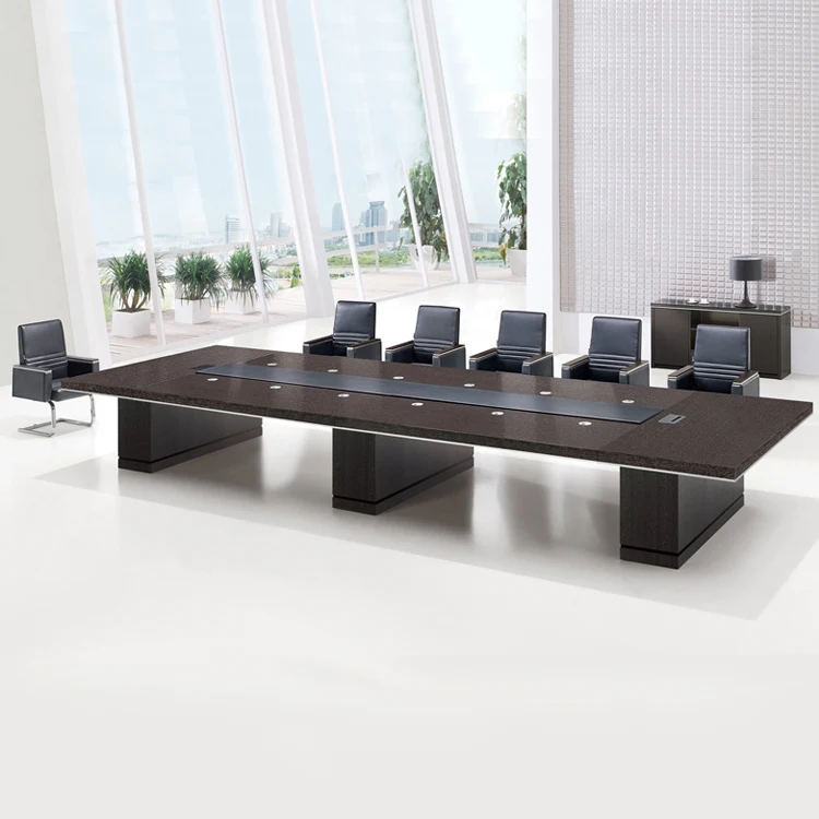 High top luxury meeting table boardroom with filing cabinet