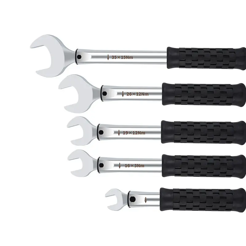 Adjustable Torque Wrench Open End Fixed Value Torque Spanner Preset Torque Hand Tool for Fastening Work