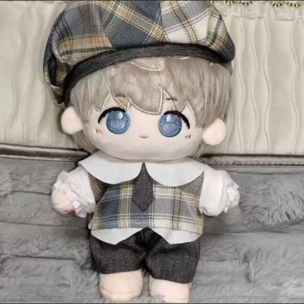 

Dress-up 20CM Doll Clothes Handsome Suit Mini Clothes Cotton Doll Outfit Handmade Shirt Trousers Plush Doll Clothe Idol Doll