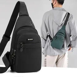 Man Chest Bag Phone Pocket Cross Body Neck Side Shoulder Fanny Pack Fashion Small Handbag Outdoor Crossbody Gym Bags