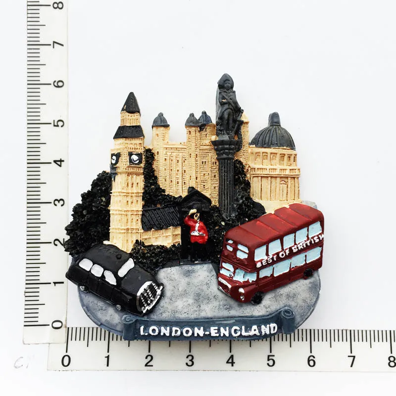 UK 3D Fridge Magnets Tourism Souvenir Painting Resin Refrigerator Magnets Sticker Collection Handicraft Gift Decoration Articles - Image 5