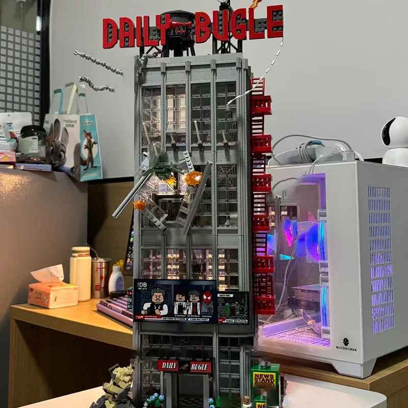 Auf Lager Zeitung Büro Bausteine Jubiläum Set Partikel geeignet für Weihnachtsgeschenke