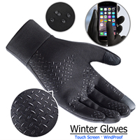 Touch Screen Winter Gloves Men Women Thermal Warm Gloves For Cycling Bike Running Driving Hiking Water Resistant Windproof Glove