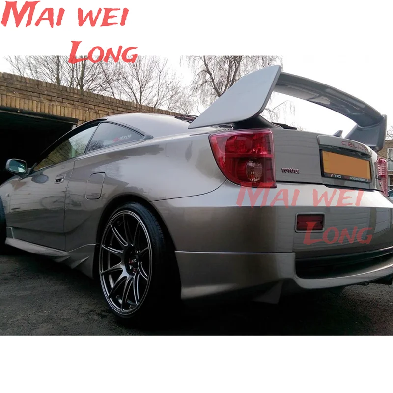 For TOYOTA CELICA Rear TRUNK SPOILER 2000-2005 WITH LED LIGHTS High Quality ABS Plastic Car Spoiler Trunk Boot Wing Spoiler