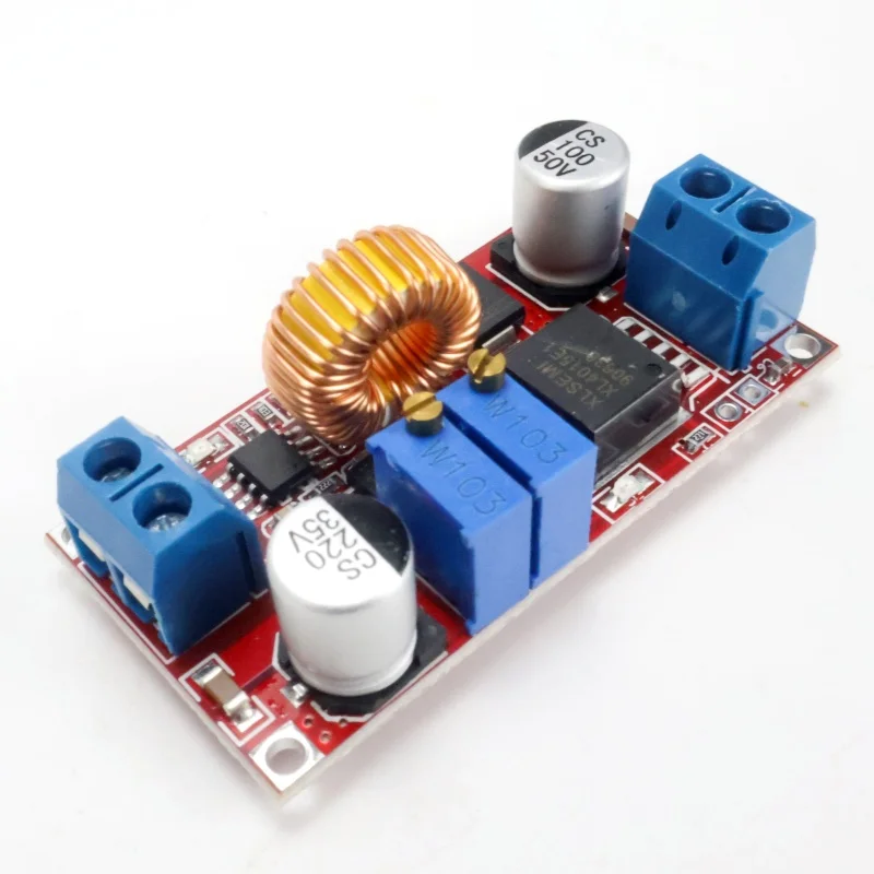 1-10pcs XL4015 DC-DC Adjustable Buck Converter 5A 4-38V to 1.25-36V CC CV Step Down Voltage Regulator Module