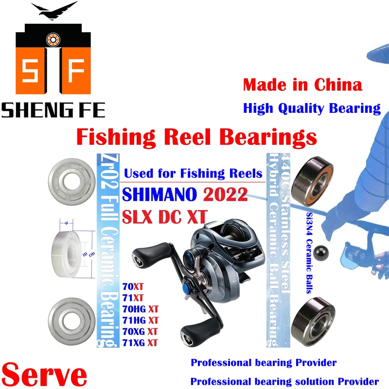 

Ceramic Bearings For 2022 SHIMANO SLX DC XT(70XT/71XT/70HG XT/71HG XT/70XG XT/71XG XT) Series Baitcasting Fishing reels