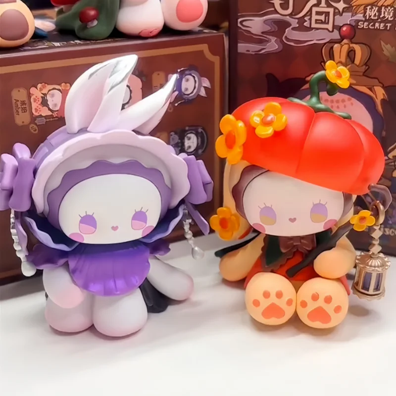 LUCKY EMMA Secret Forest Perfume Discovery Series صندوق أعمى غامض أنيمي الشكل سطح المكتب الديكور هدايا عيد الميلاد نموذج