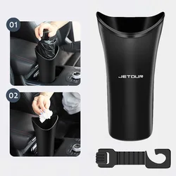 Chery Jetour Traveller T2 Car Umbrella Storage Box Versatile Space Saving Car Garbage Can