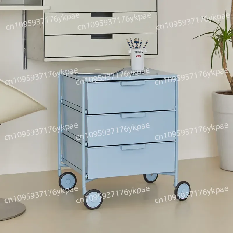 Mobile Storage Cabinet Home Bedside Table Creative Simplicity Modern Bedroom File Cabinet Simple Locker