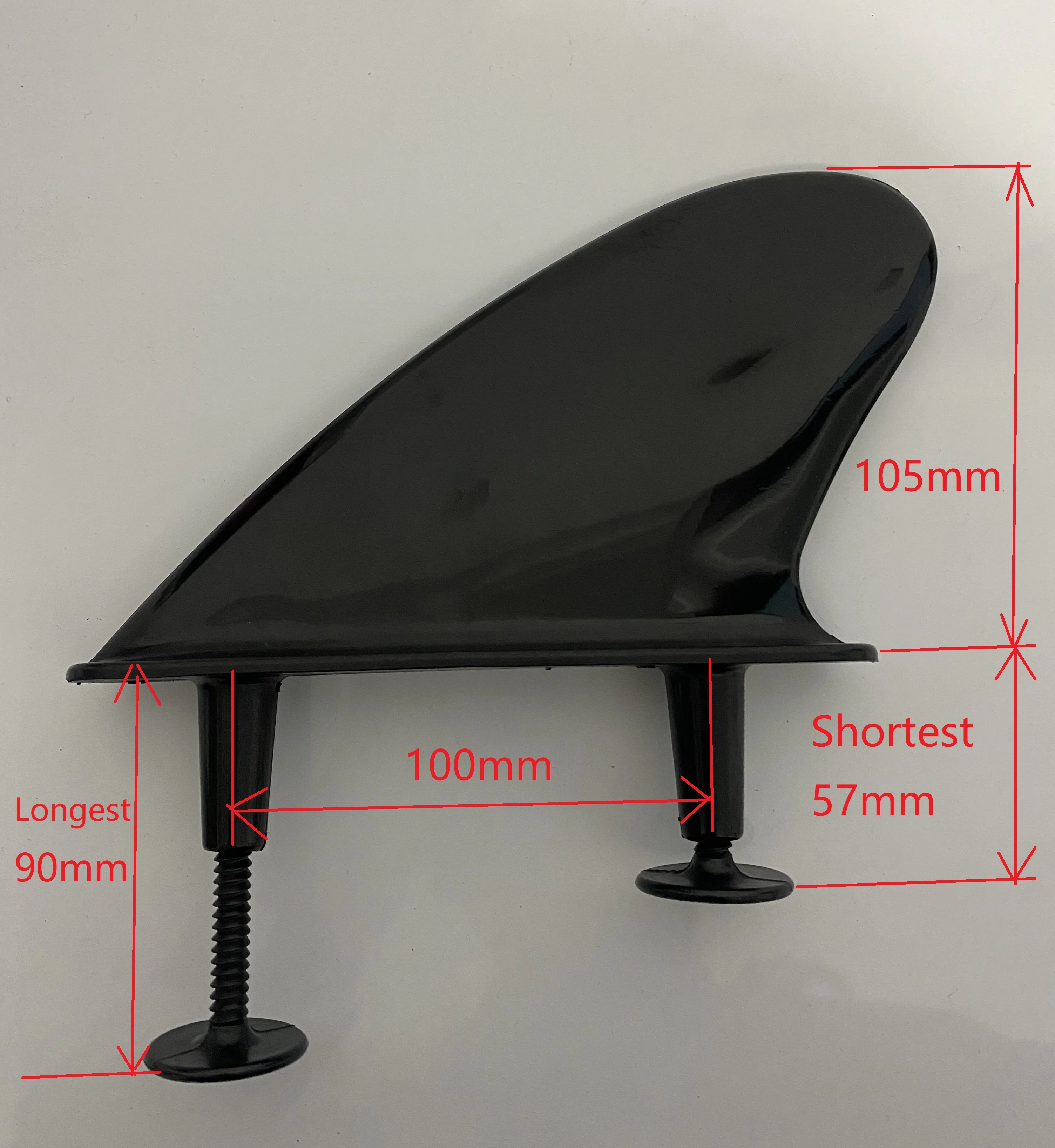 1Pic/3Pcs Weiche Surfen Flossen Kunststoff Weiche Schwanz Flosse Mit Ersatz 6 Flossen Schraube Longboard Softboard surf Zubehör – Detail 1
