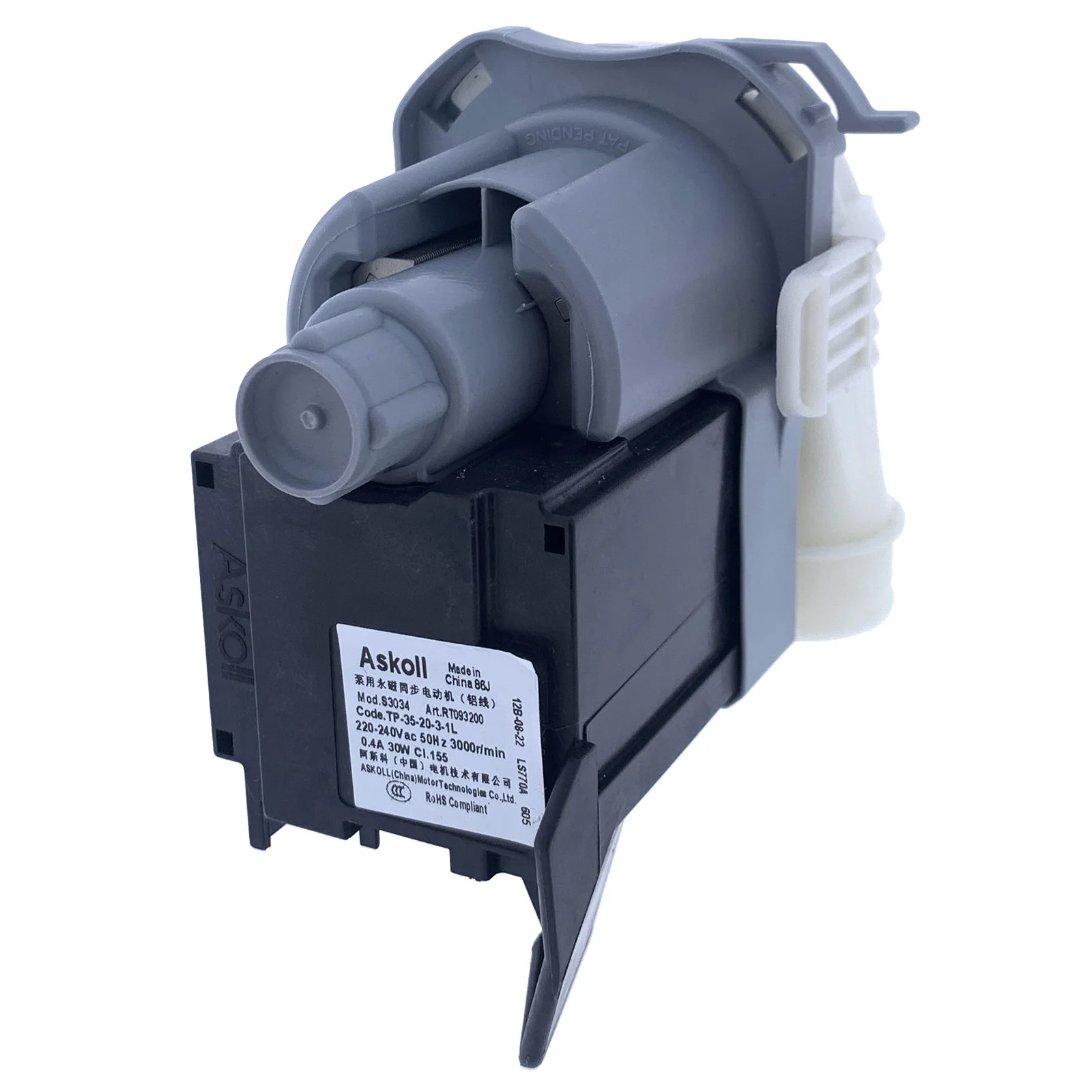 Askoll S3034 30W Dishwasher Motor Permanent Magnet Synchronous Pump for Midea 11001011001769