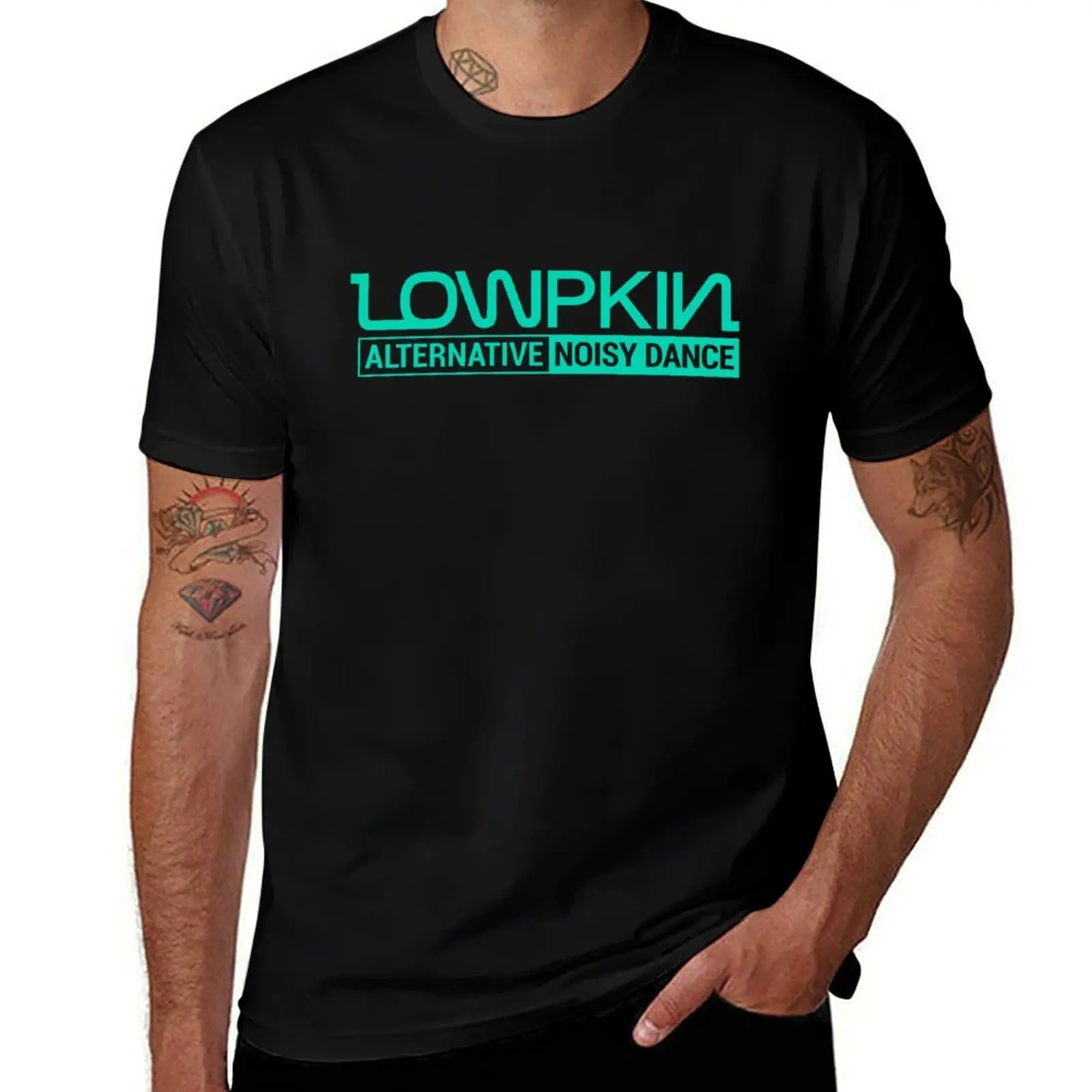 lowpkin alternative noisy dance T-Shirt Sweat Absorbing Sports Tee Shirt