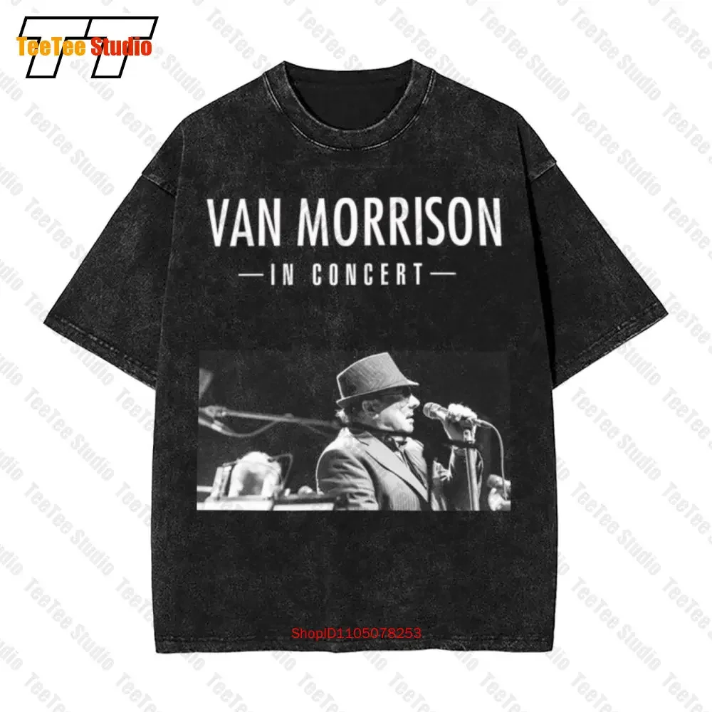 Van Morrison In Concert Tour 2018-2019 Vintage Oversized T-Shirt 4P6I