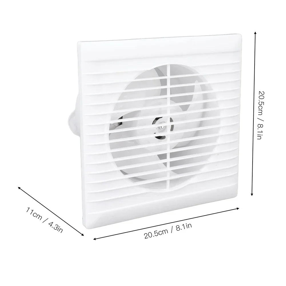 Solar Vent Fan 12V Bathroom Extractor Fan Silent Operation Wall Or Ceiling Mounted Vent Fan For Outdoor 20.5*11cm 1pcs