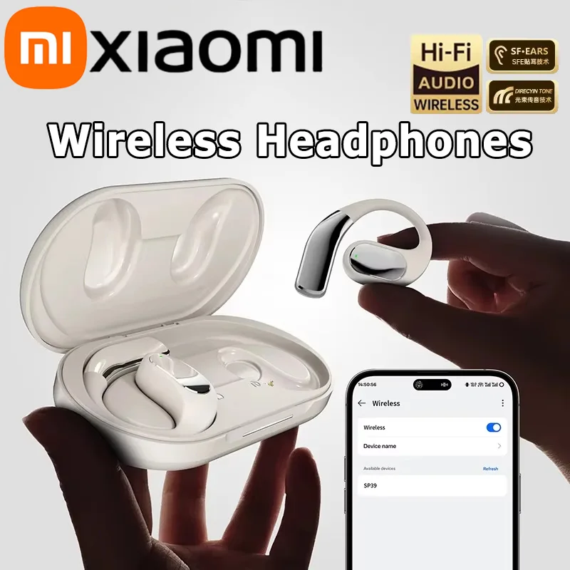 Xiaomi P39 auriculares deportivos inalámbricos Bluetooth Ows auriculares Bluetooth auriculares de conducción de aire colgantes de larga duración de la batería