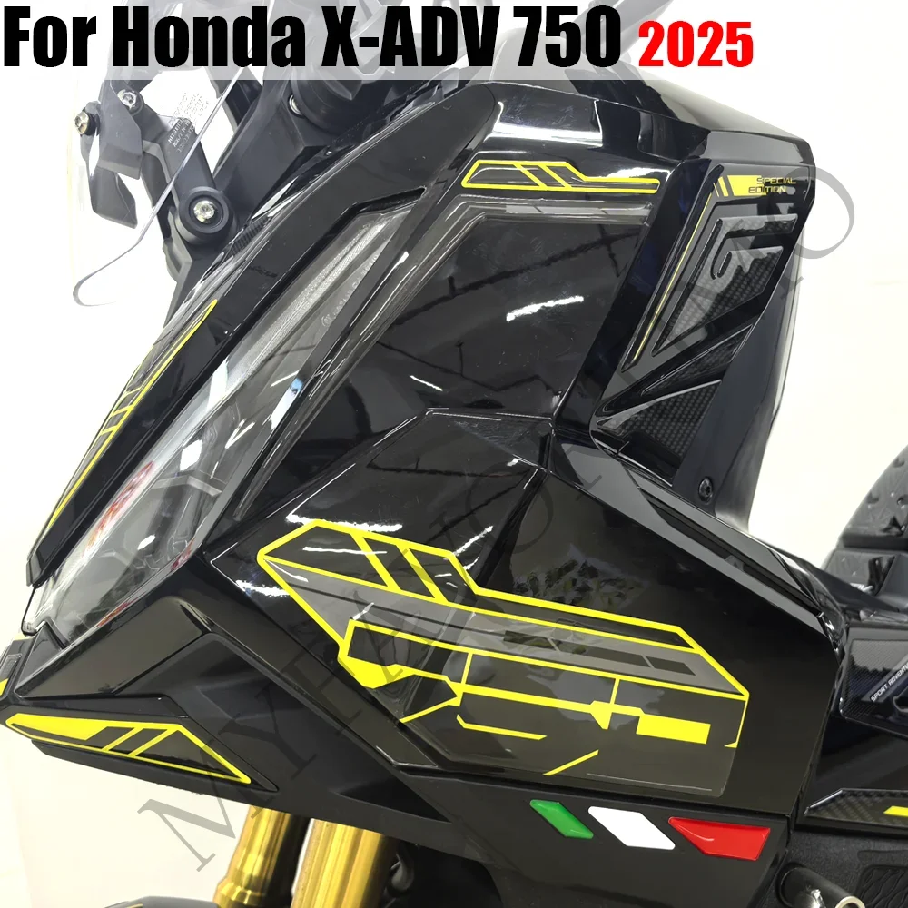 

For X-ADV 750 Adventure Protector Stickers moto Decals Body Fender Shell Fairing Handguard Wind Deflector XADV750 XADV 750 2025