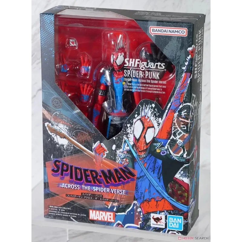 

Bandai Original S.H.Figuarts Spider-Man: Across The Spider-Verse Hobie Brown Mobility Фигурки Игрушки для мальчиков и девочек Детский подарок